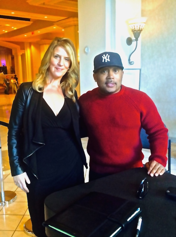 Elev8 Consulting Group CEO & Founder Angela Delmedico Meeting with Daymond John and Shark Branding
