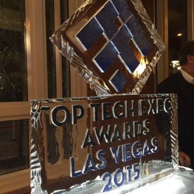 Elev8 Consulting Group Celebrating with Client Nominees at Las Vegas Top Tech Exec Awards
