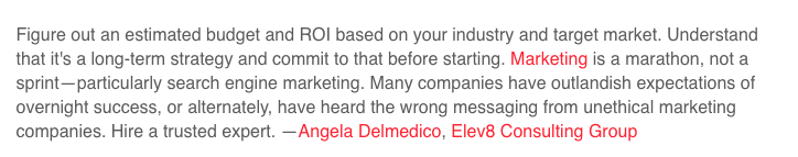 Elev8 Consulting Group CEO Angela Delmedico Shares Tips On Search Engine Marketing
